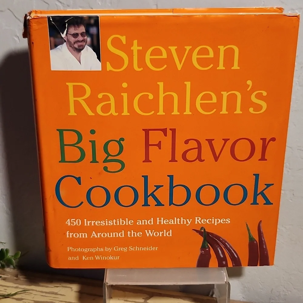 Steven Raichlen's Big Flavor Cookbook Hardcover 450 Irresistible Healthy…